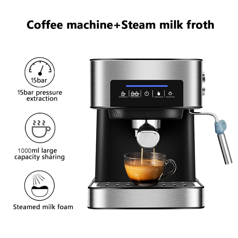 Alle-in-one Espresso Maschine mit Milchaufschäumer