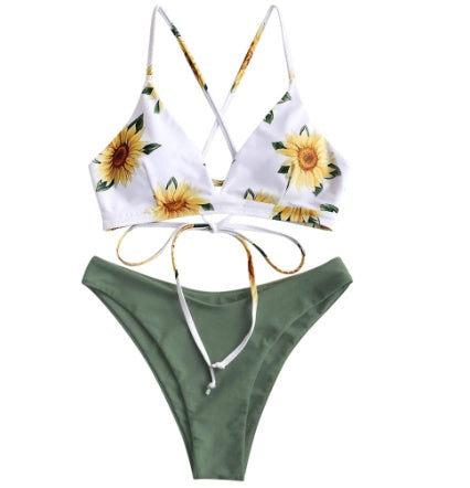 Bikini mit Sonnenblumen