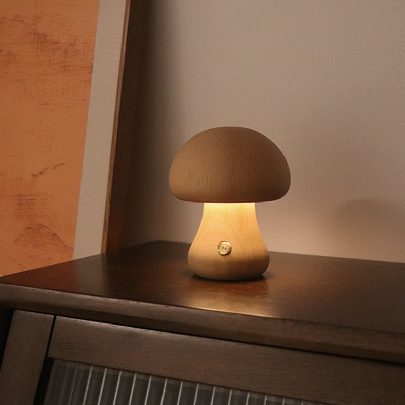 Pilz LED-Nachttisch Lampe mit Touch-Schalter