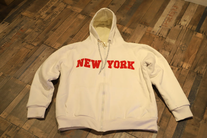 Hoodie Jacket mit weichem Teddyfell (New York)