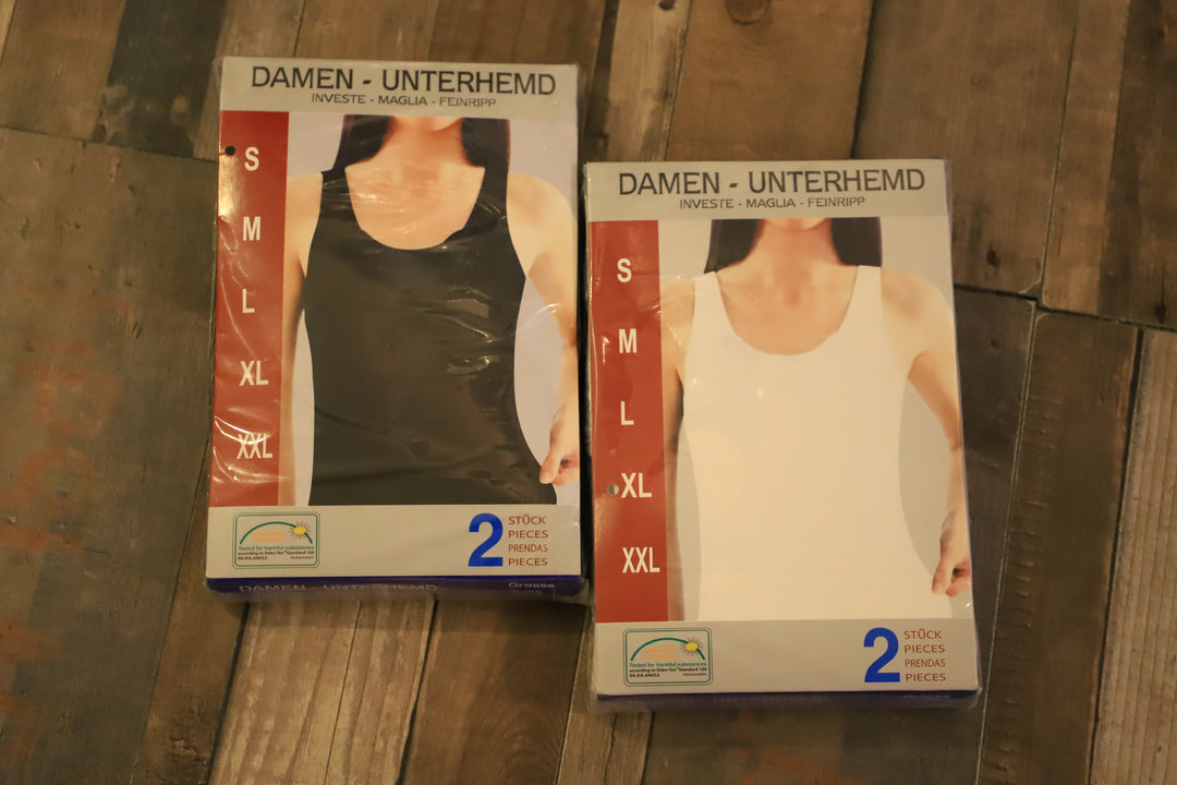 Damen Unterhemd mit Stickerei