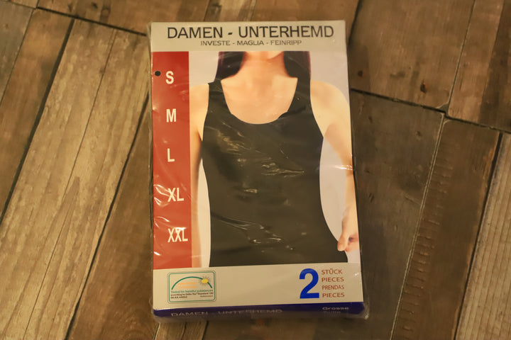 Damen Unterhemd mit Stickerei