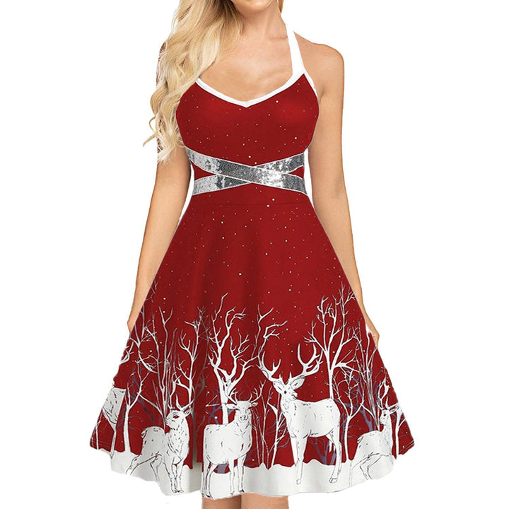 Weihnachts Schnürkleid