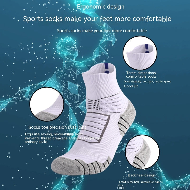 Unisex Schweiss absorbierende atmungsaktive Sportsocken